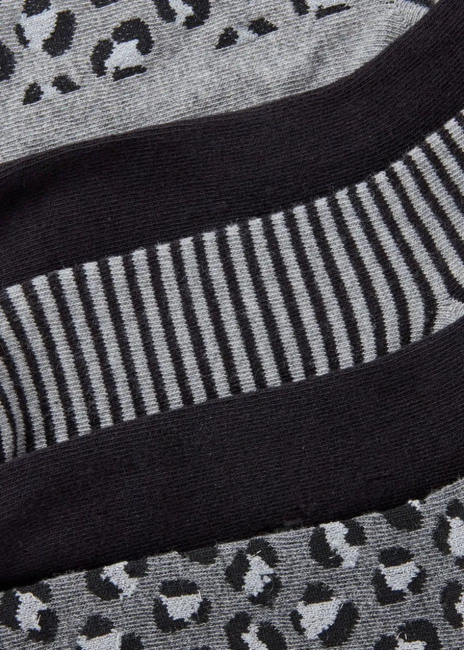 5 Pack Animal Print Socks