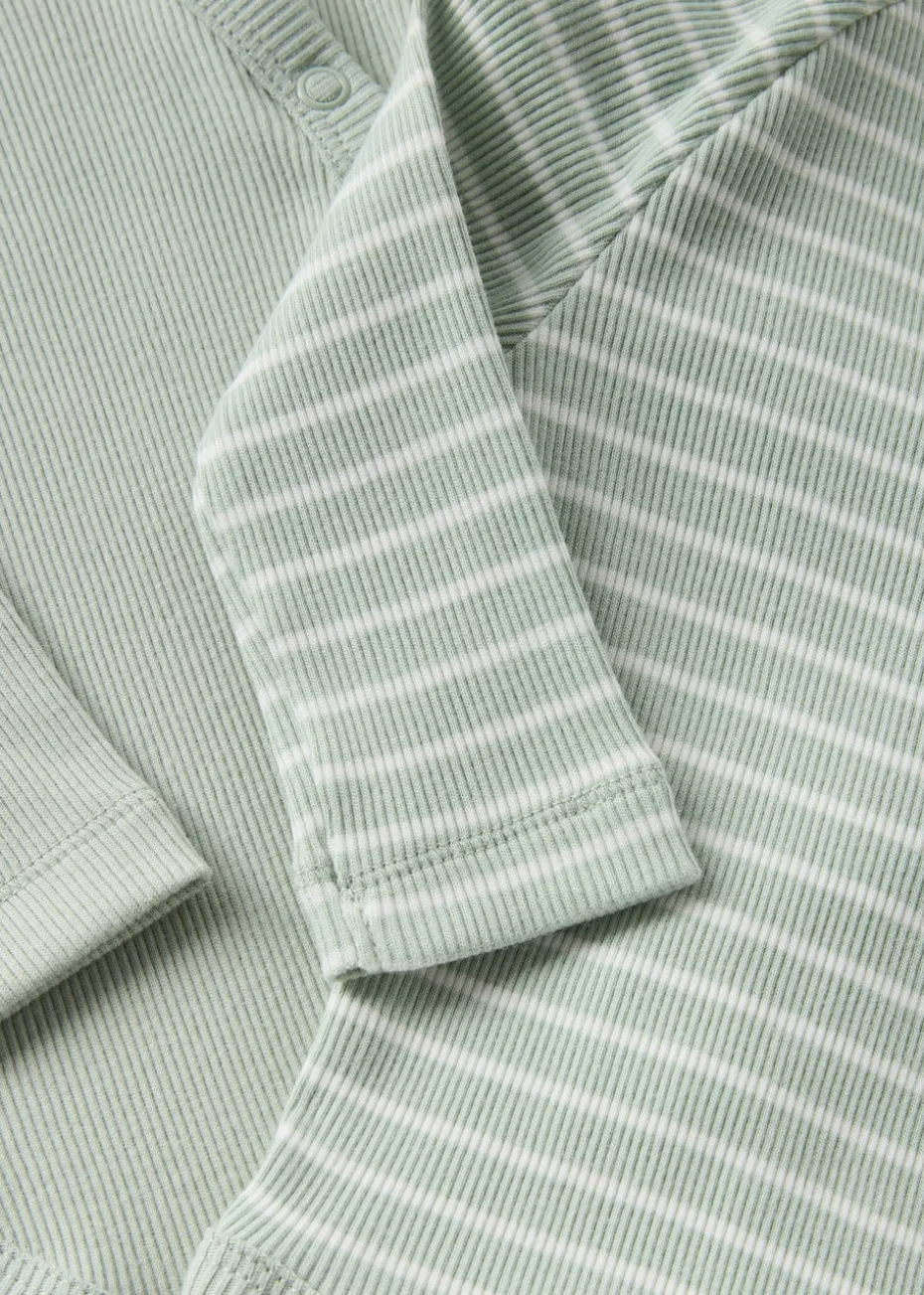 2 Pack Baby Sage Ribbed Bodysuits (Newborn-12mths)