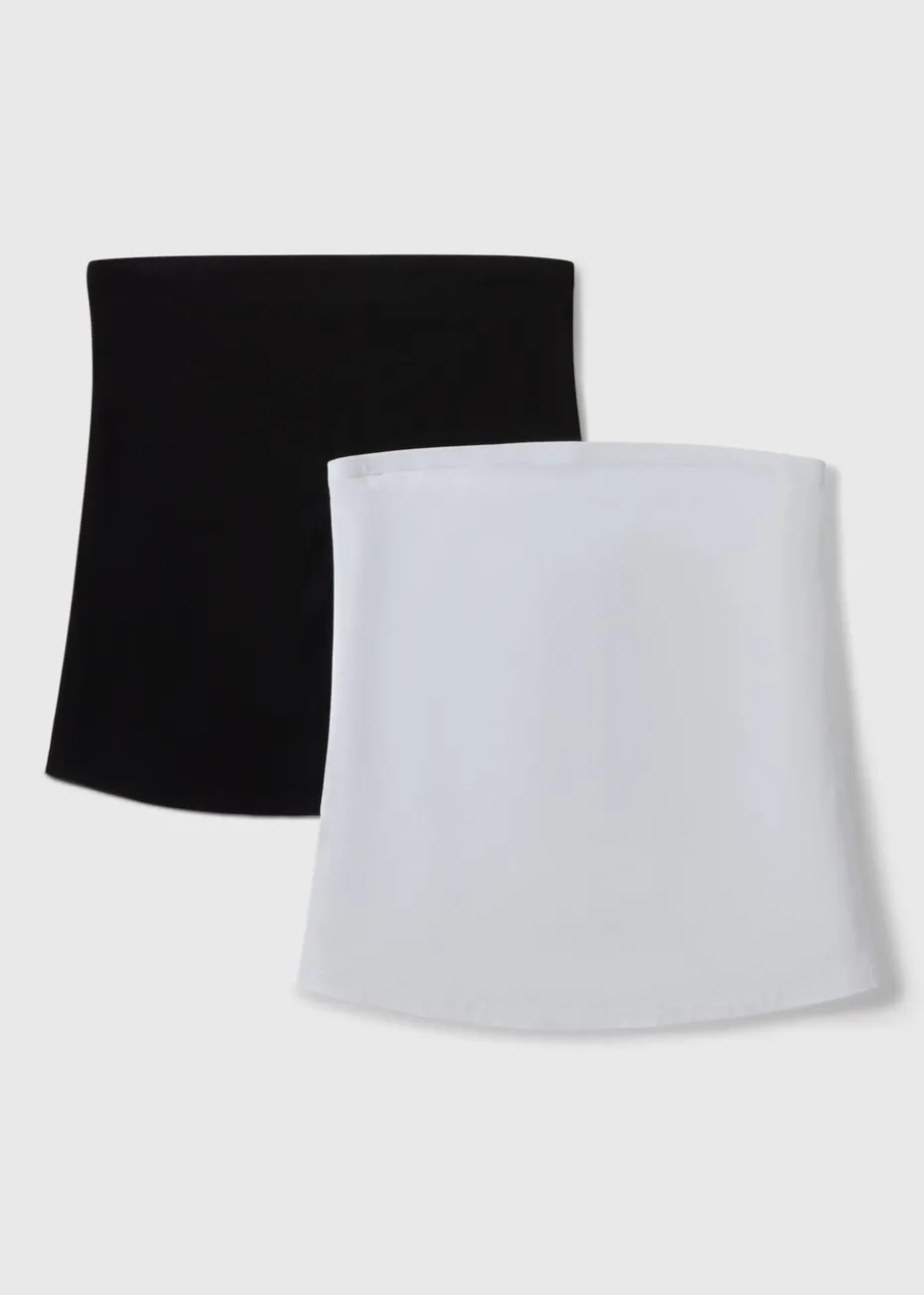 2 Pack Black & White Boobtubes