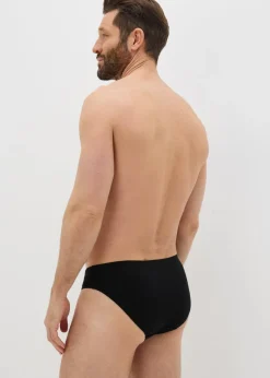 5 Pack Black Briefs