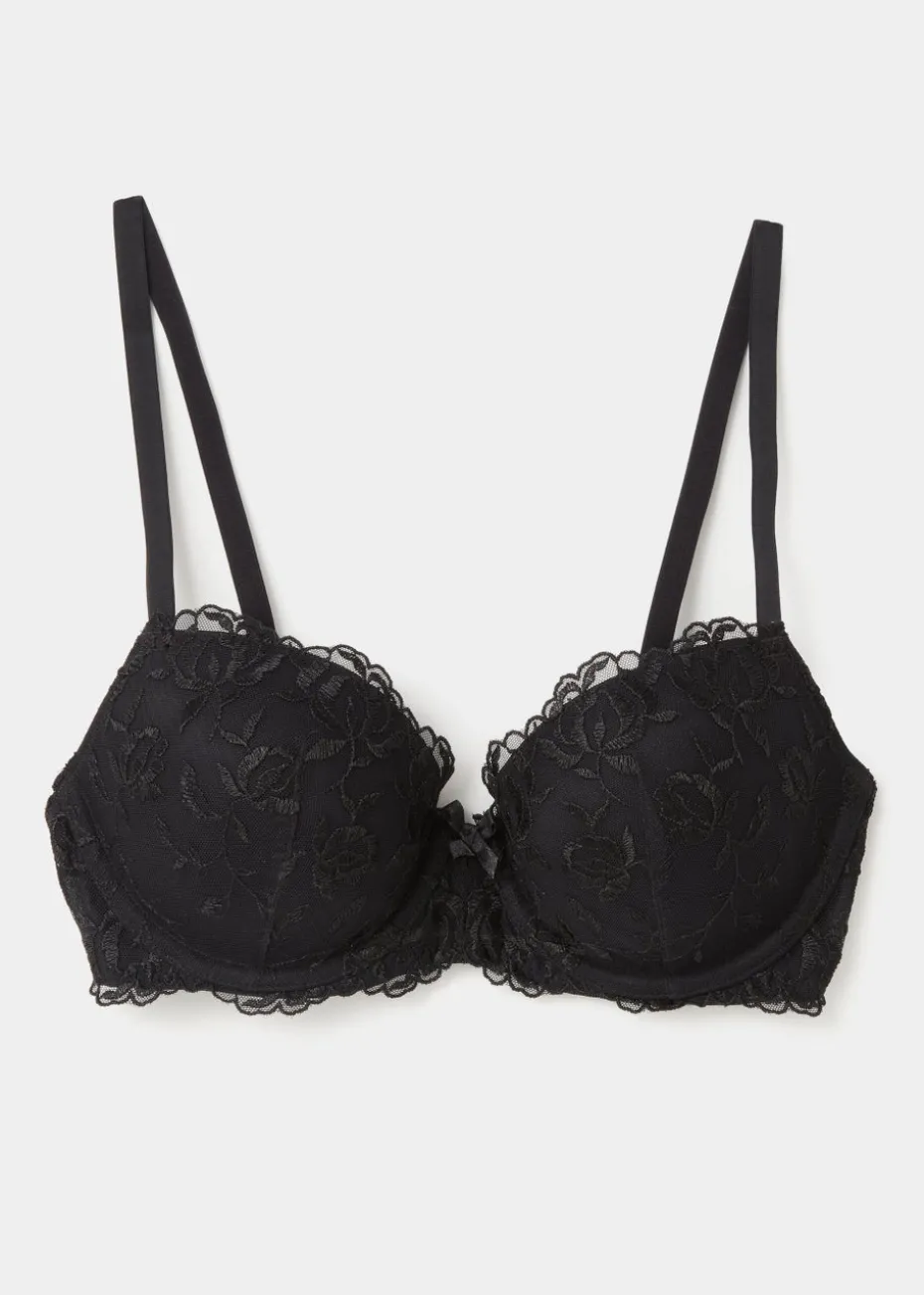 2 Pack Embroidered Lace Bras