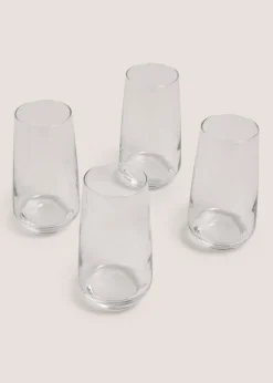 4 Pack Luna Glass Tumblers
