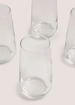 4 Pack Luna Long Glass Tumblers