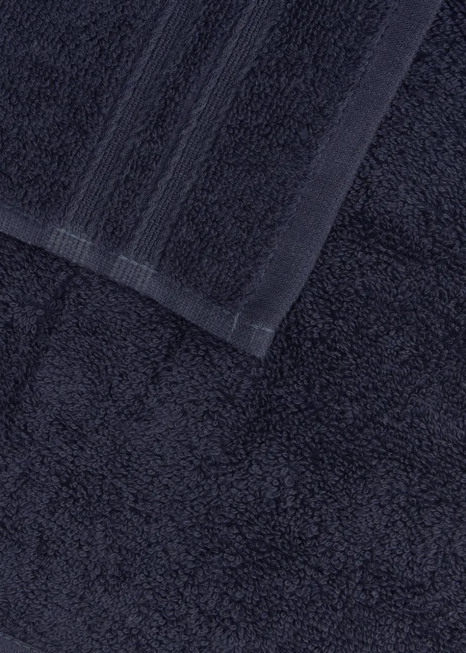 4 Pack Navy 100% Egyptian Cotton Face Cloths
