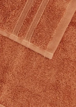 4 Pack Orange 100% Egyptian Cotton Face Cloths