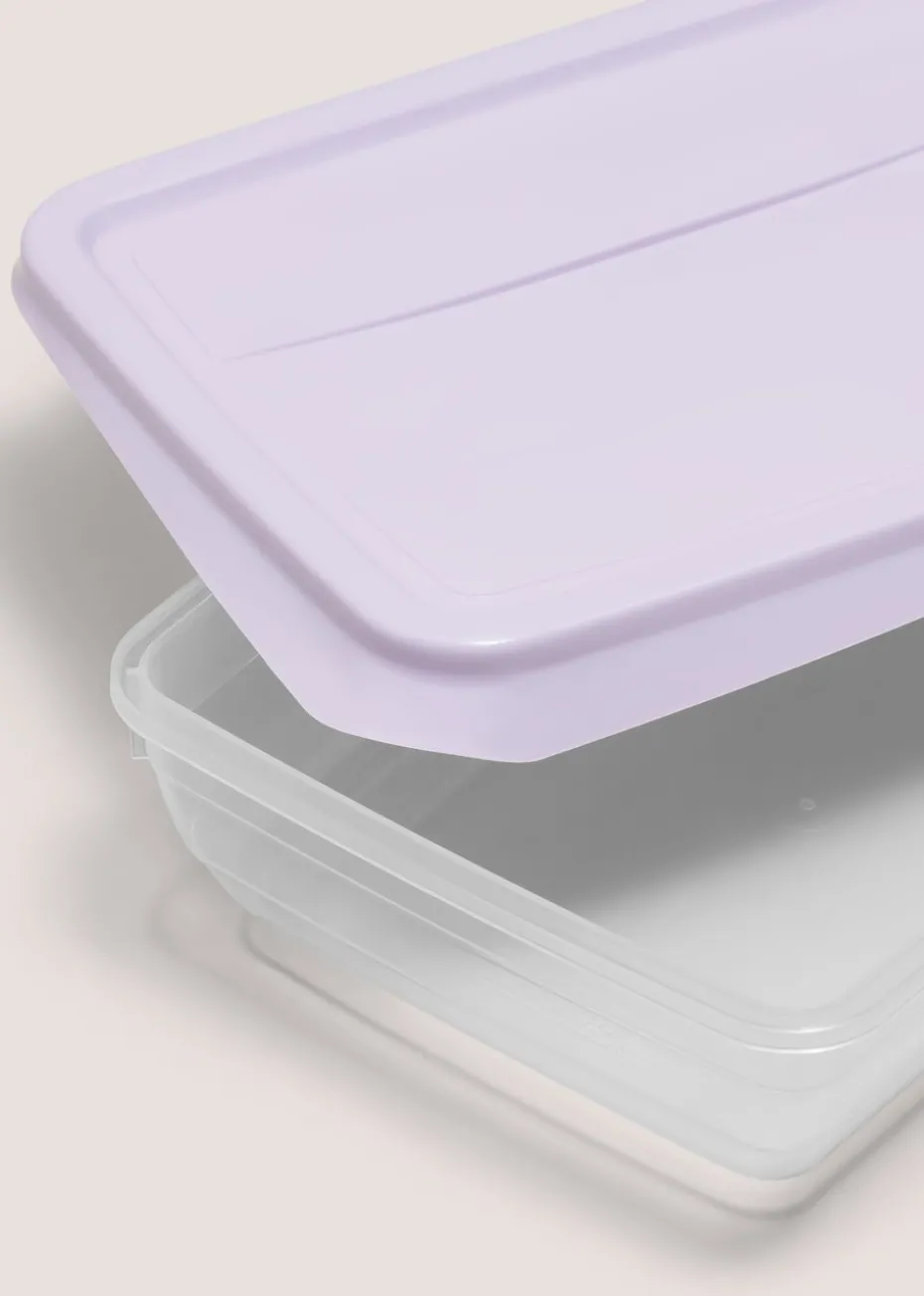 4 Pack Purple Food Containers