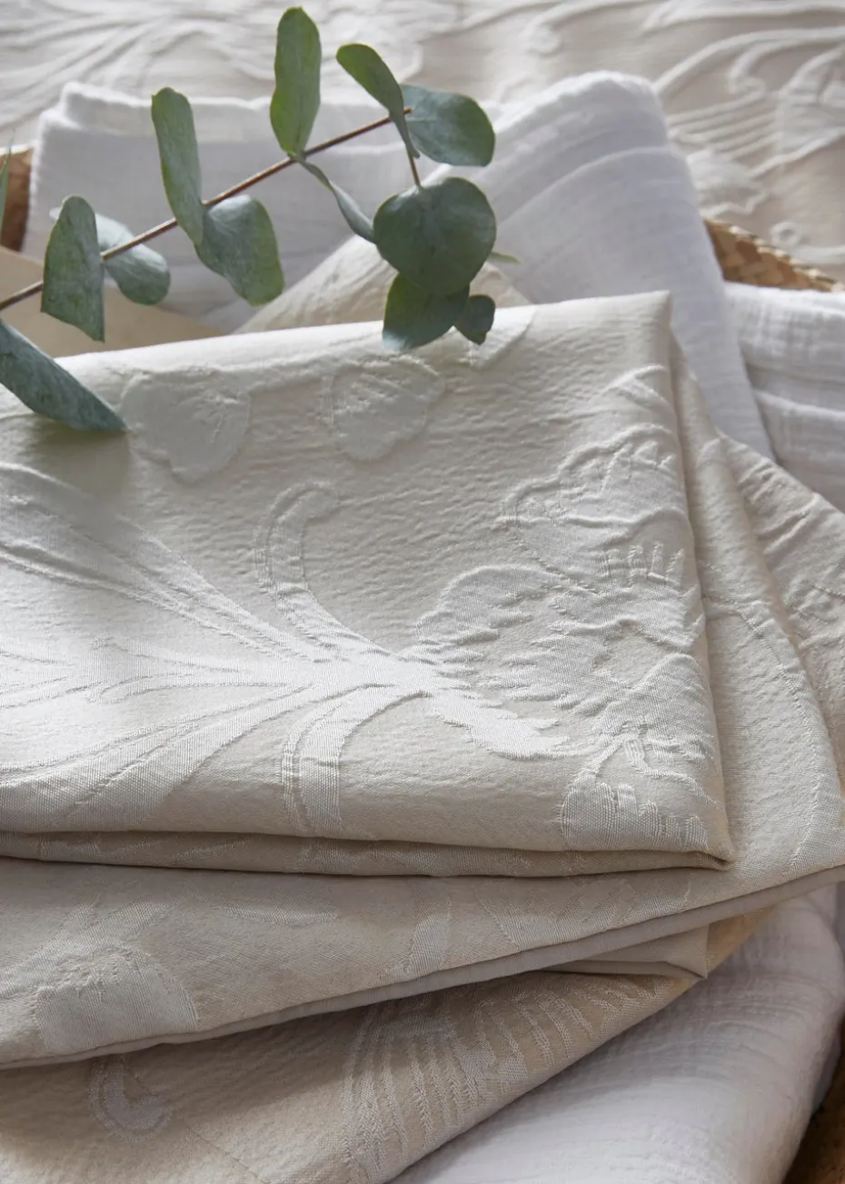 Appletree Heritage Elysia Jacquard Cream Duvet Cover Set