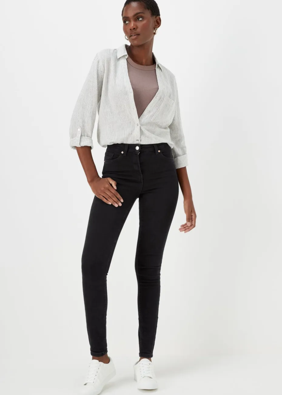 April Black Skinny Jeans (Long Length)