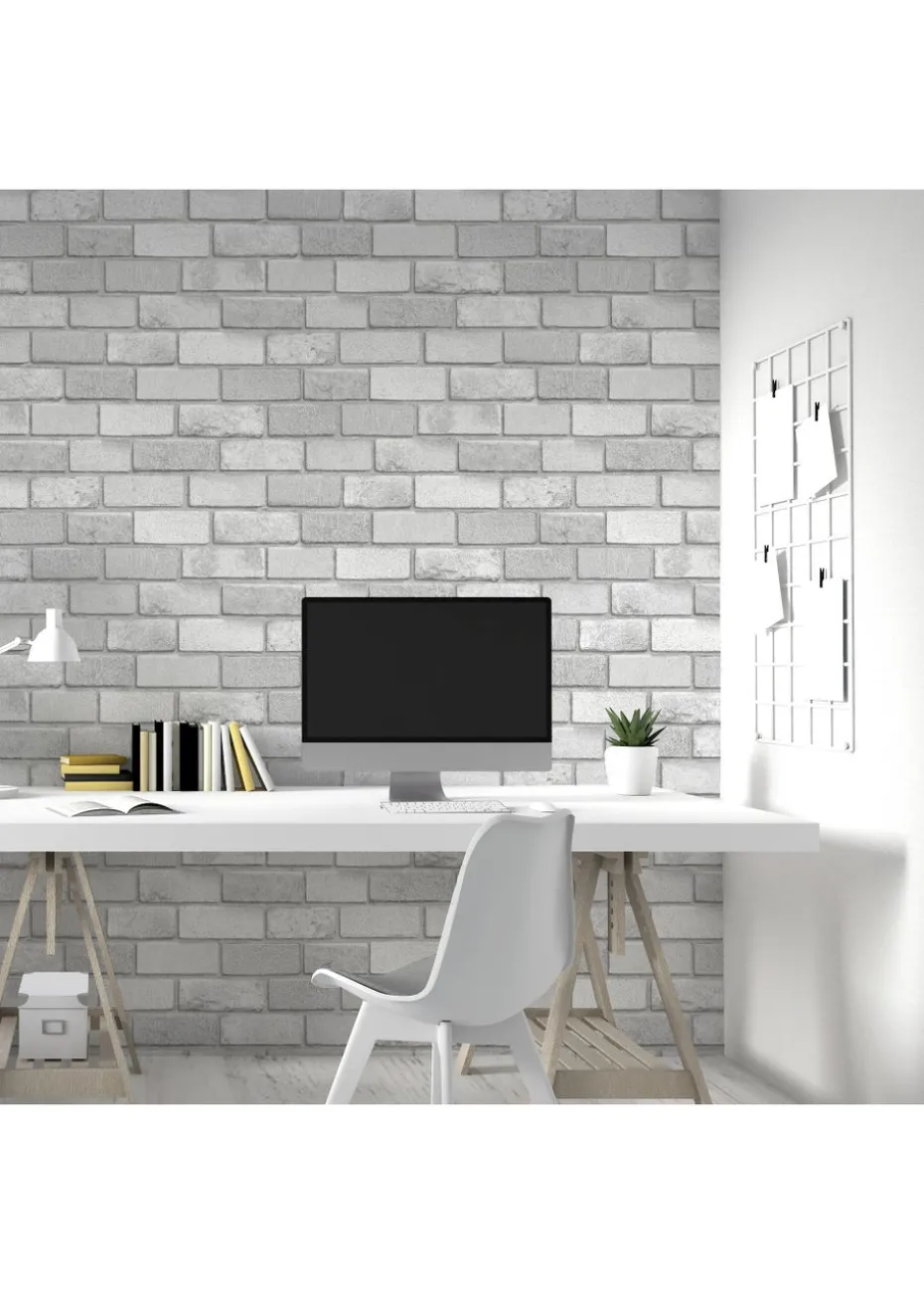 Arthouse Diamond Brick Wallpaper