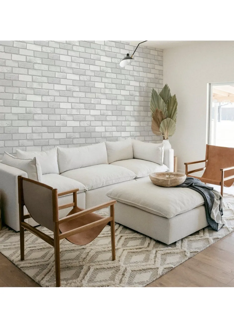 Arthouse Diamond White Brick