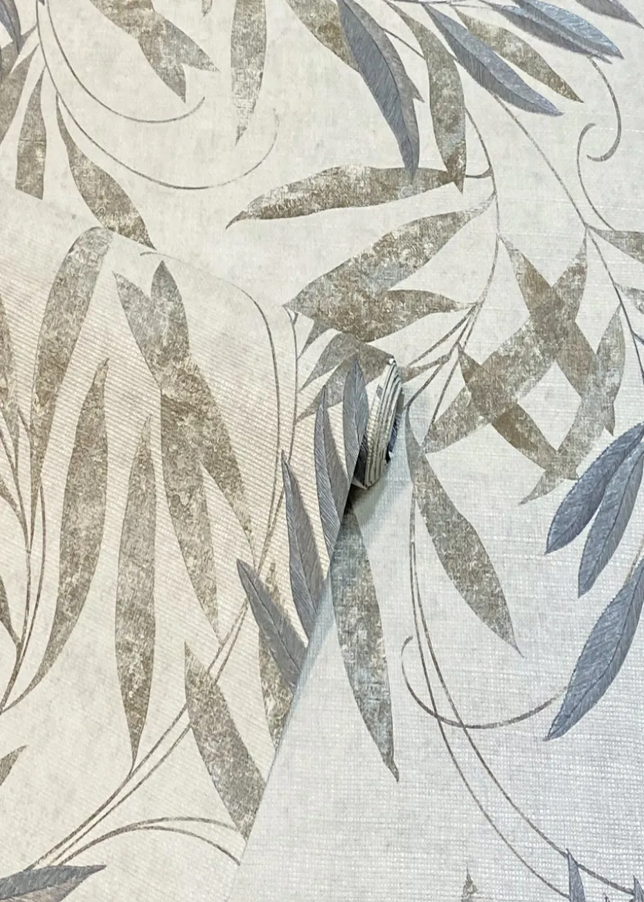 Arthouse Luxury Leaf Wallpaper