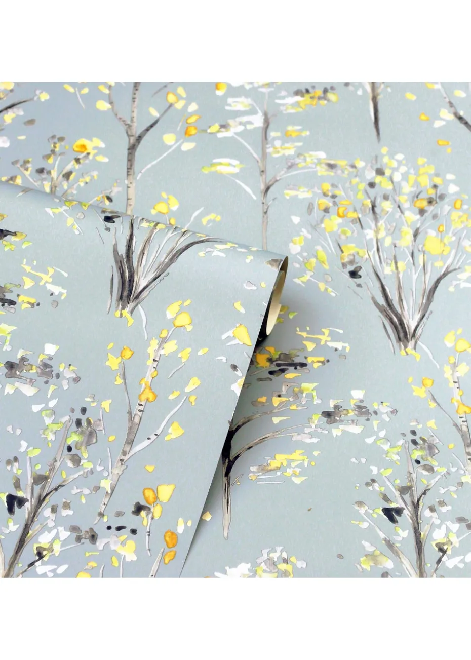 Arthouse Watercolour Tree Wallpaper