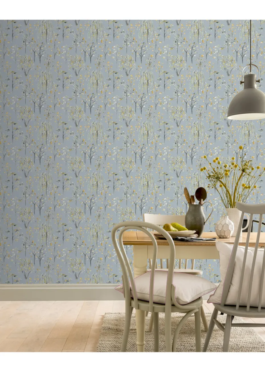 Arthouse Watercolour Tree Wallpaper
