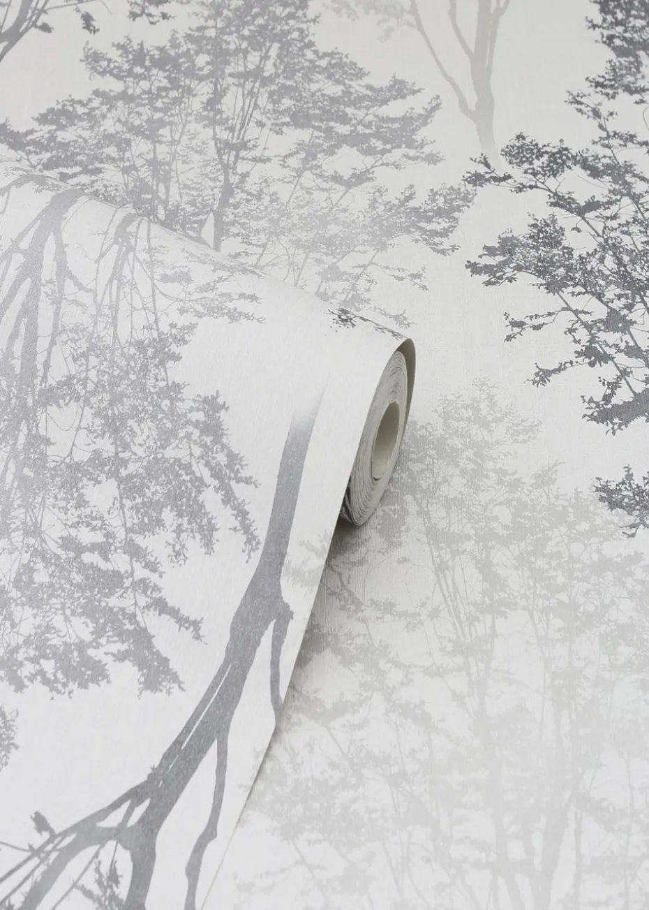 Arthouse Wildwood Mono Wallpaper