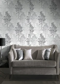 Arthouse Wildwood Mono Wallpaper