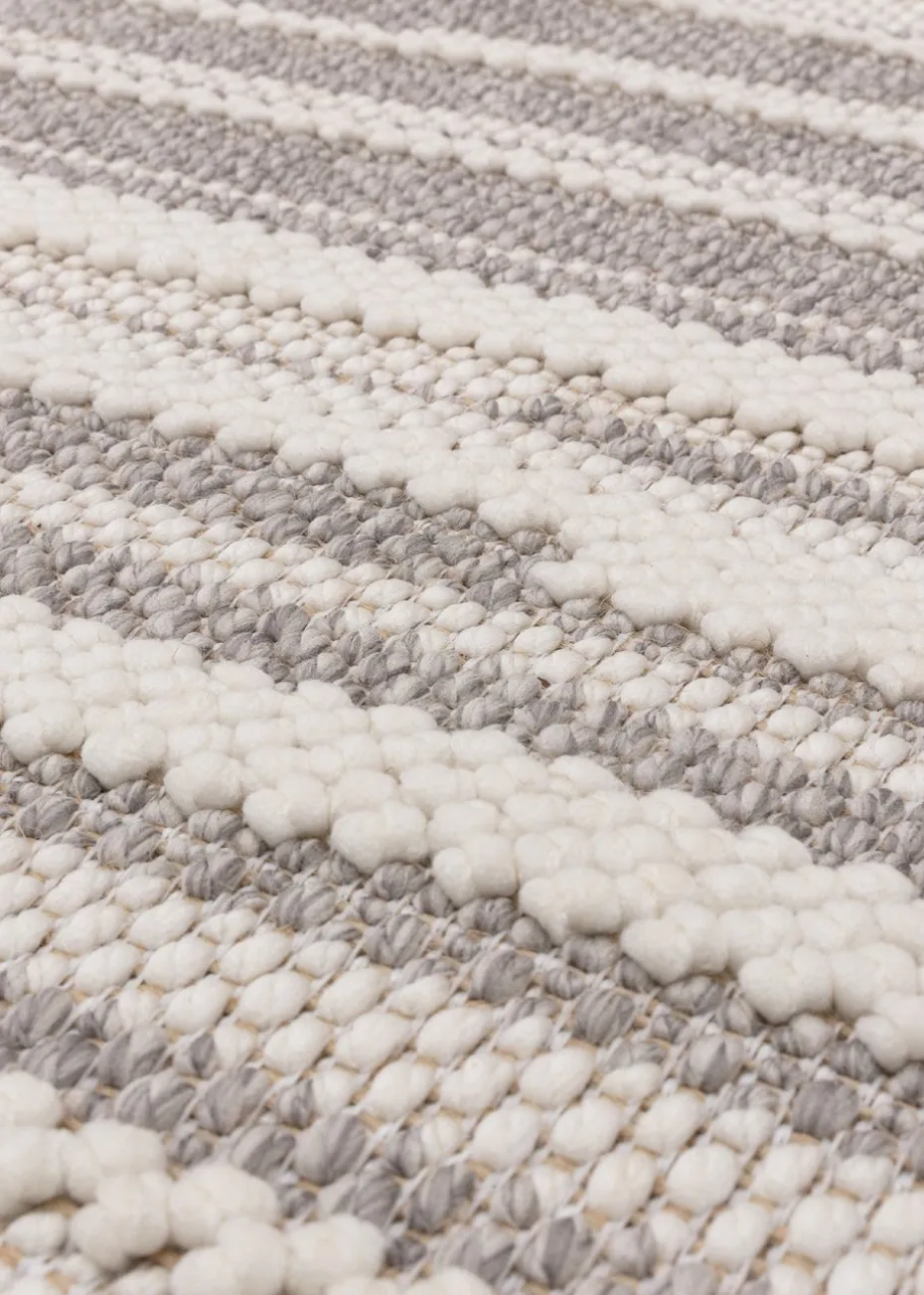 Asiatic Camber Stripe Grey Rug