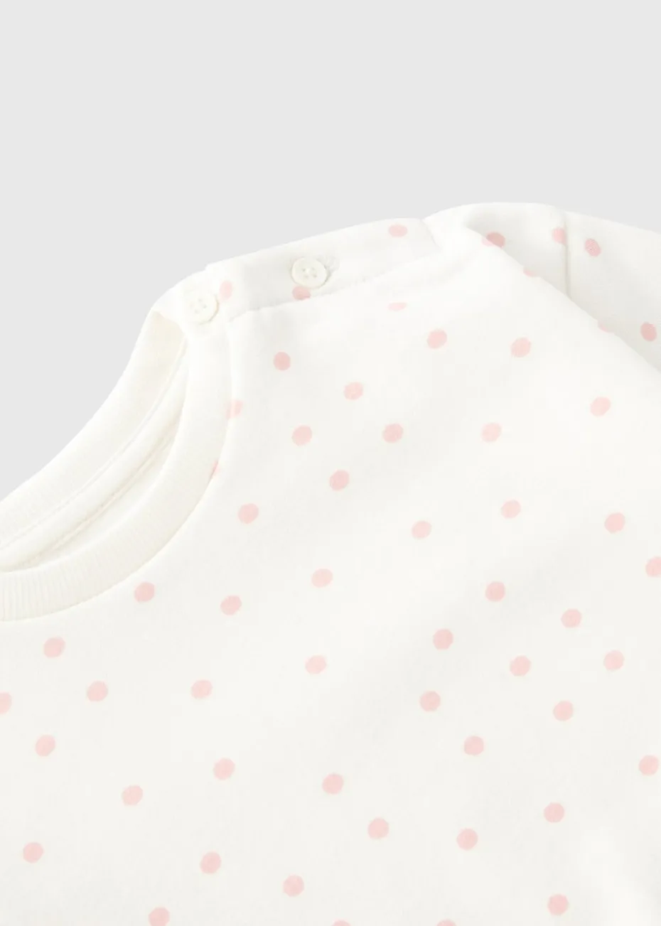 Baby Cream Crew Neck Sweatshirt (Newborn-23 mths)
