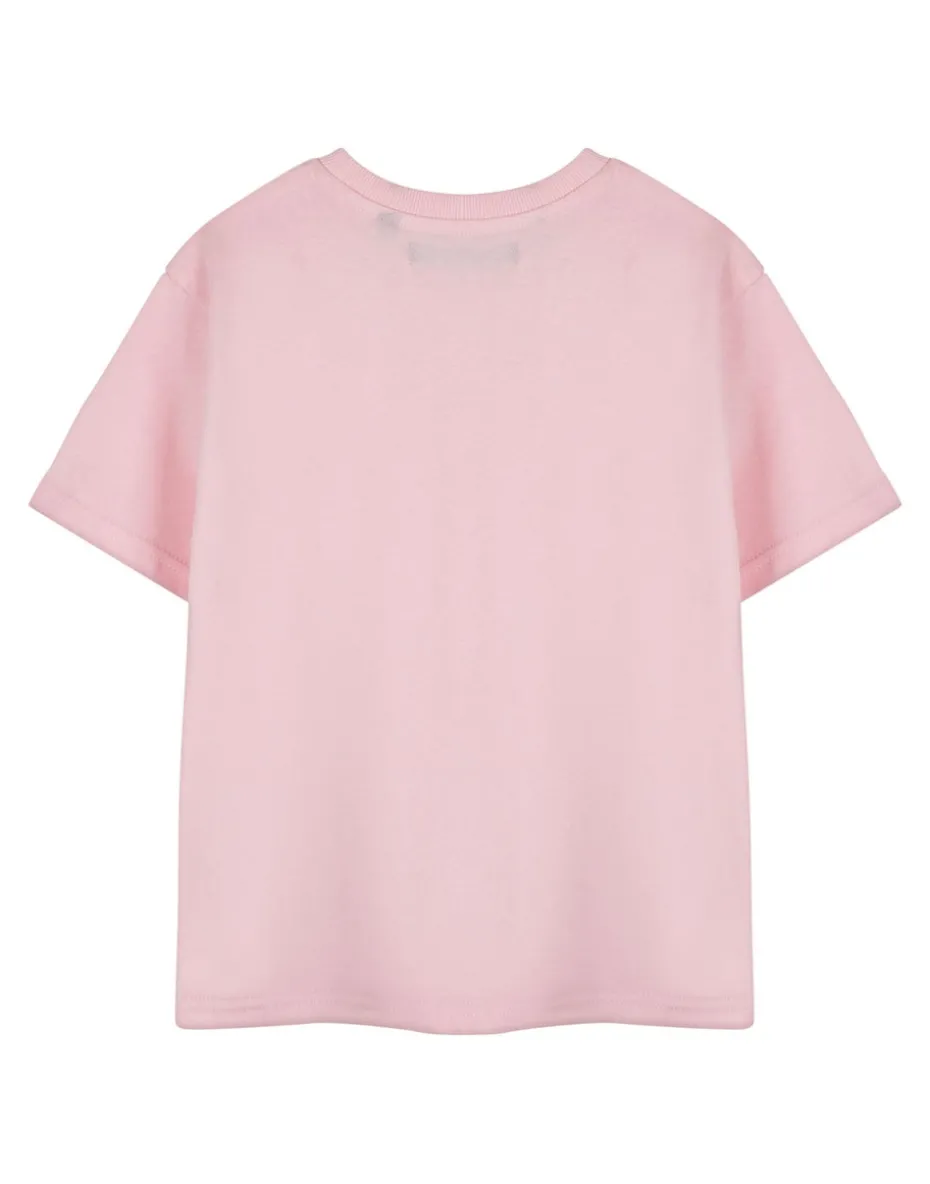 Barbie Don't Worry Be Hoppy Girls Pink T-Shirt (3-14 Years)