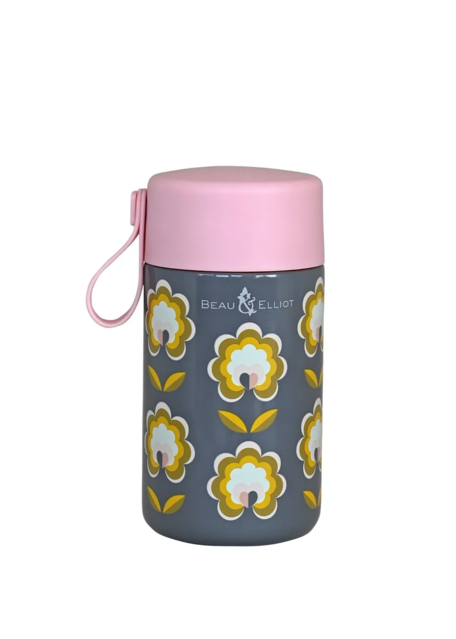 Beau & Elliot Grey Boho Food Flask (500ml)