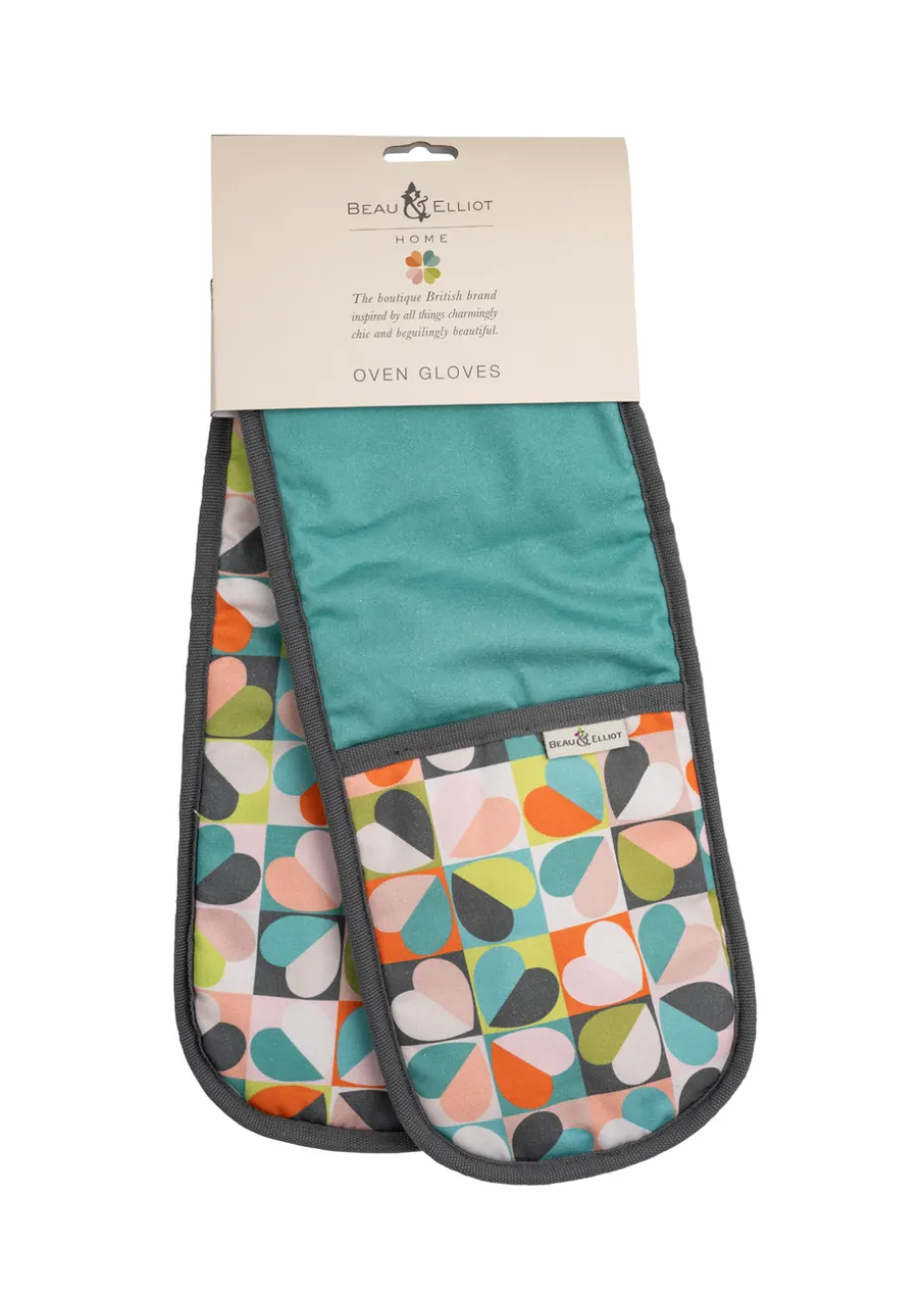 Beau & Elliot Multi Coloured Carnaby Bloom Oven Gloves
