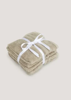 Beige Chenille Bath Mat