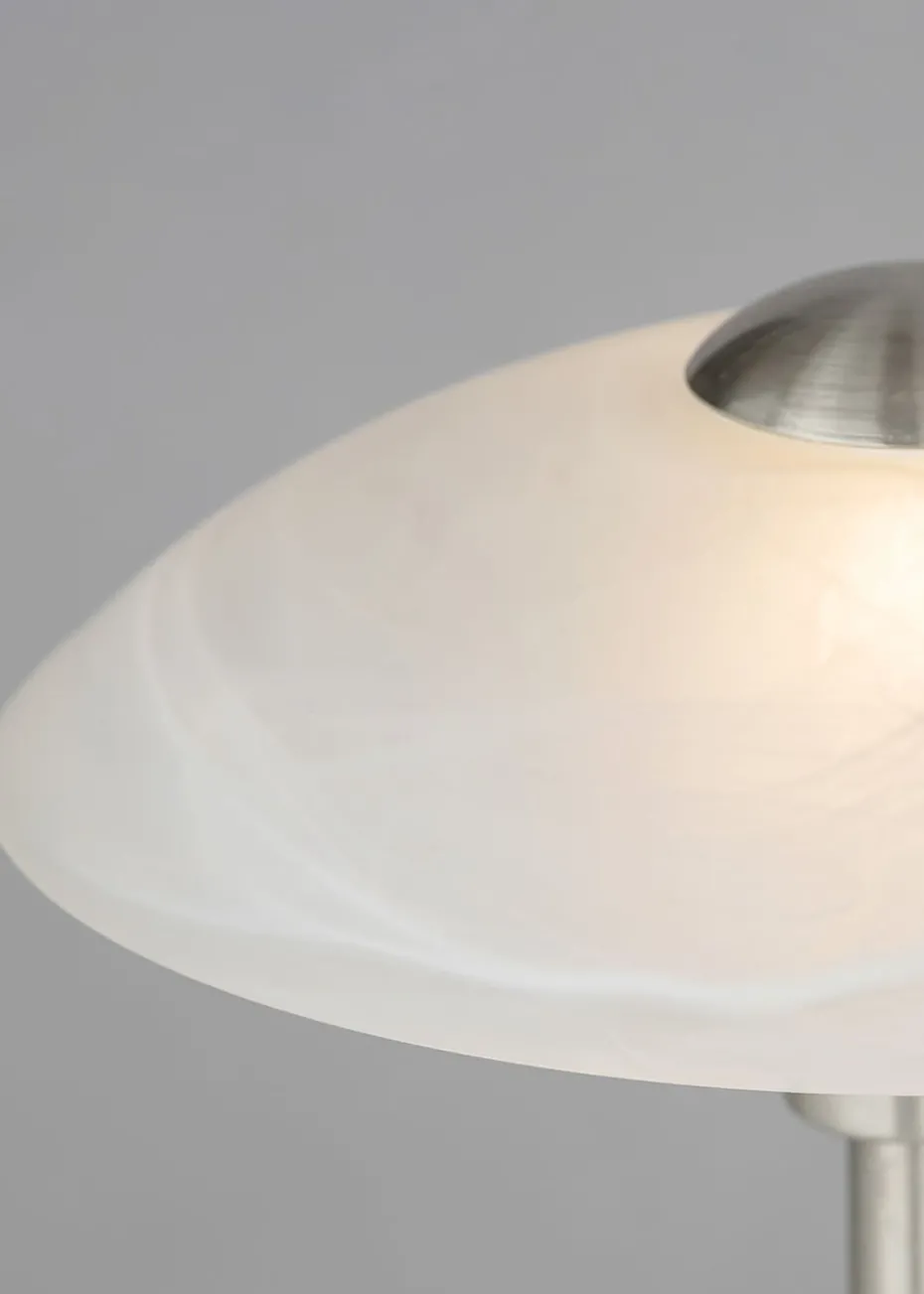 BHS Archie Touch Lamp Satin Nickel (27cm x 20cm)