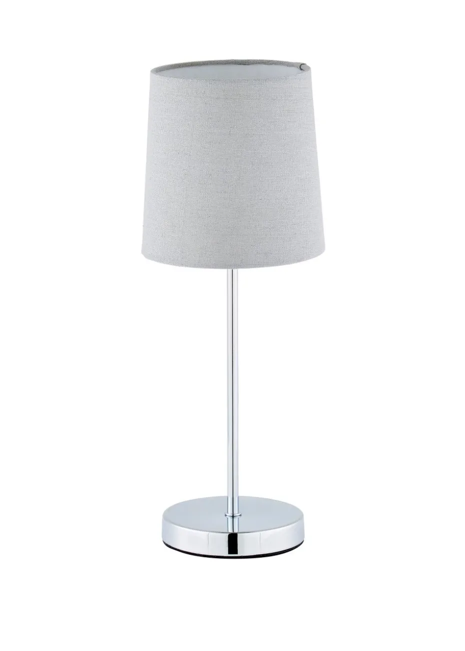 BHS Grey Touch Stick Table Lamp (40cm x 15cm x 15cm)