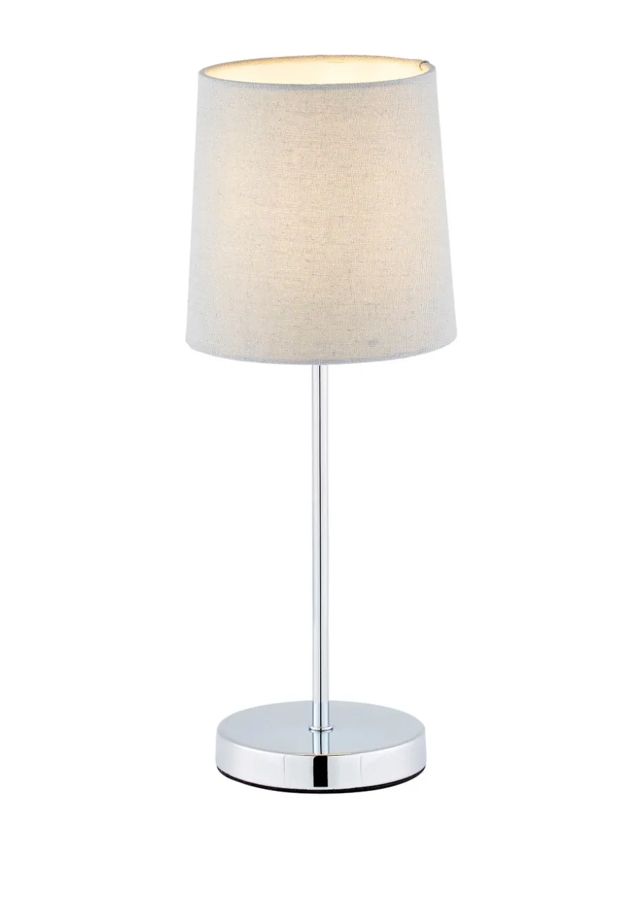 BHS Grey Touch Stick Table Lamp (40cm x 15cm x 15cm)