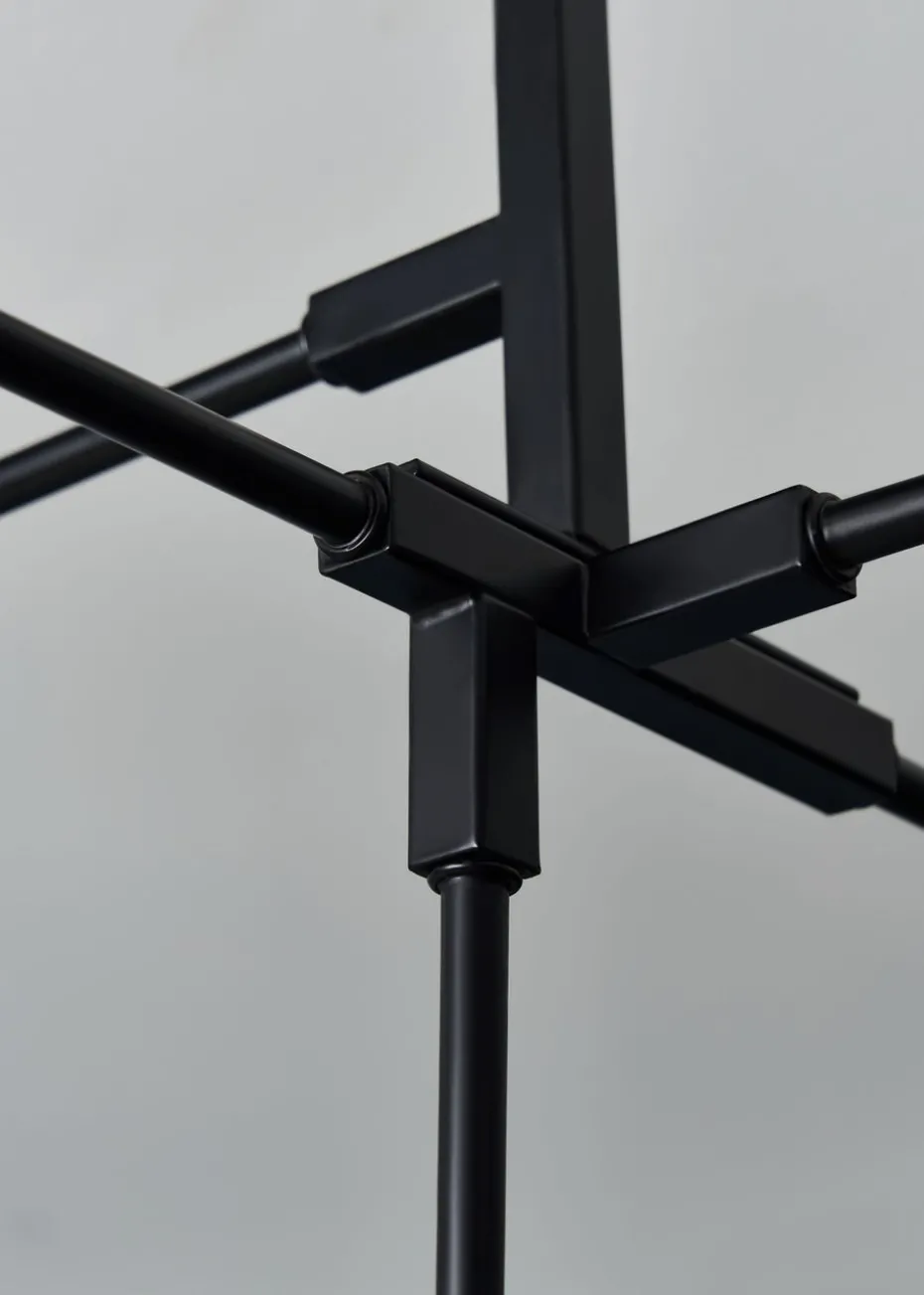 BHS Hennock 5 Bulb Black Ceiling Light (63cm x 75cm x 75cm)