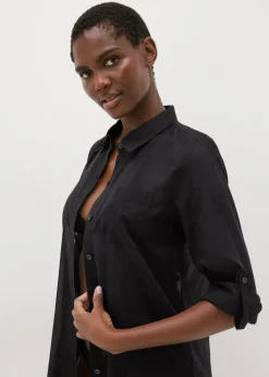 Black Beach Shirt