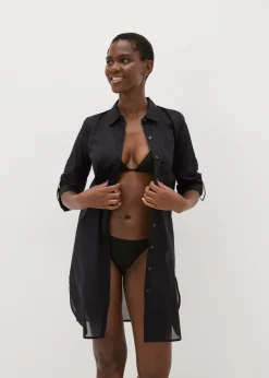 Black Beach Shirt