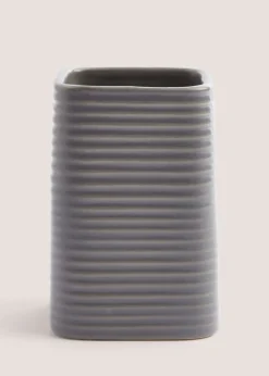Black Ceramic Toilet Brush (20cm x 10cm x 58cm)