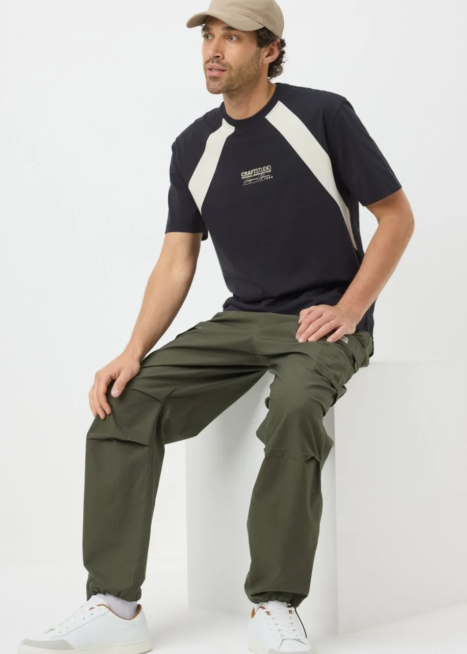 Black Cut & Sew T-Shirt