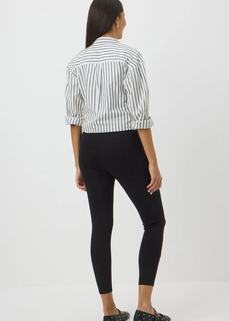 Black Ponte Leggings