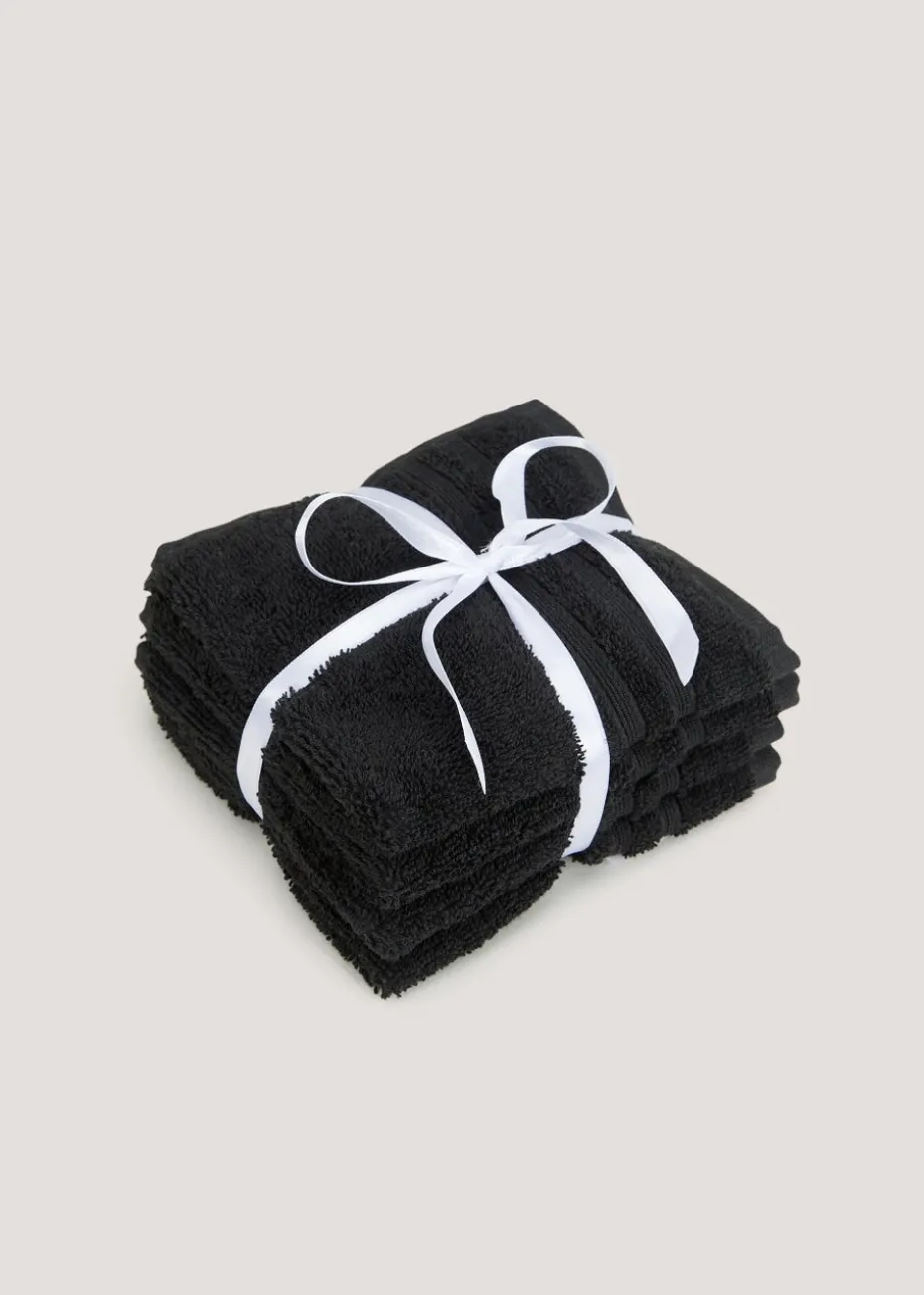 Black Quick Dry Bath & Pedestal Mat