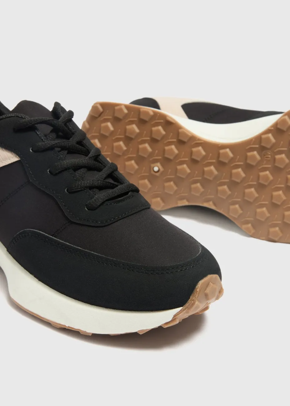 Black Retro Runner Trainers