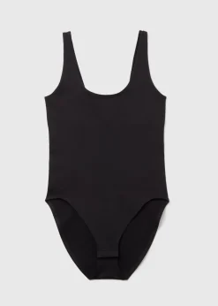 Black Seamless Smoothing Bodysuit