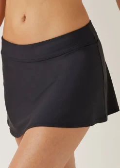 Black Skirted Bikini Bottoms