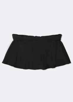 Black Skirted Bikini Bottoms