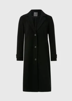 Black Textured Coat