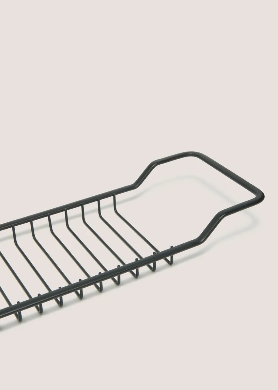 Black Wire Bath Tray (72x16x5cm)