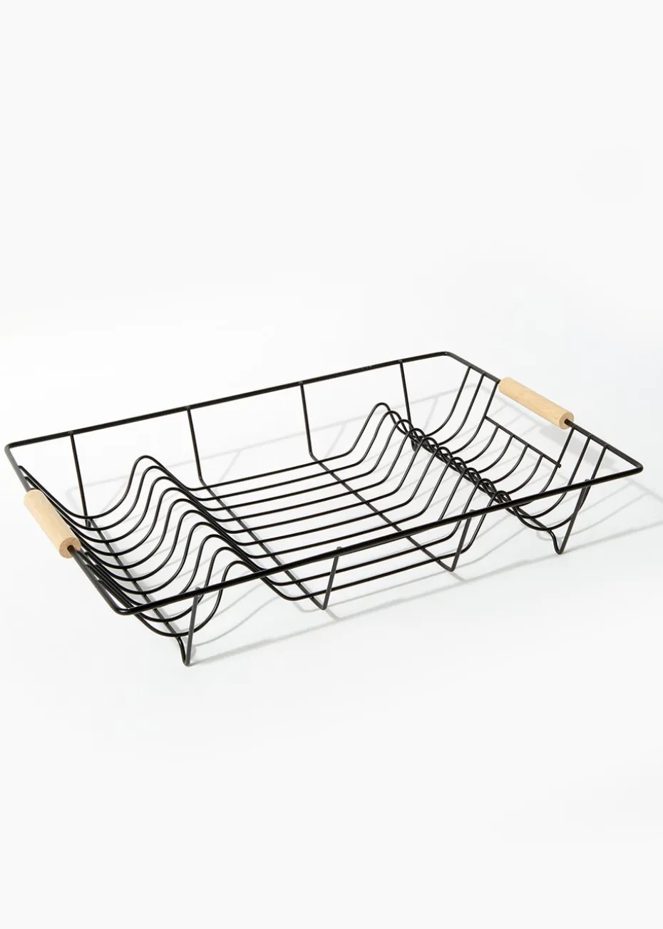 Black Wire Stackable Storage Basket