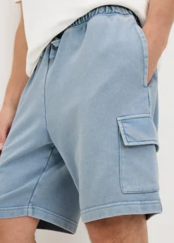 Blue Cargo Shorts