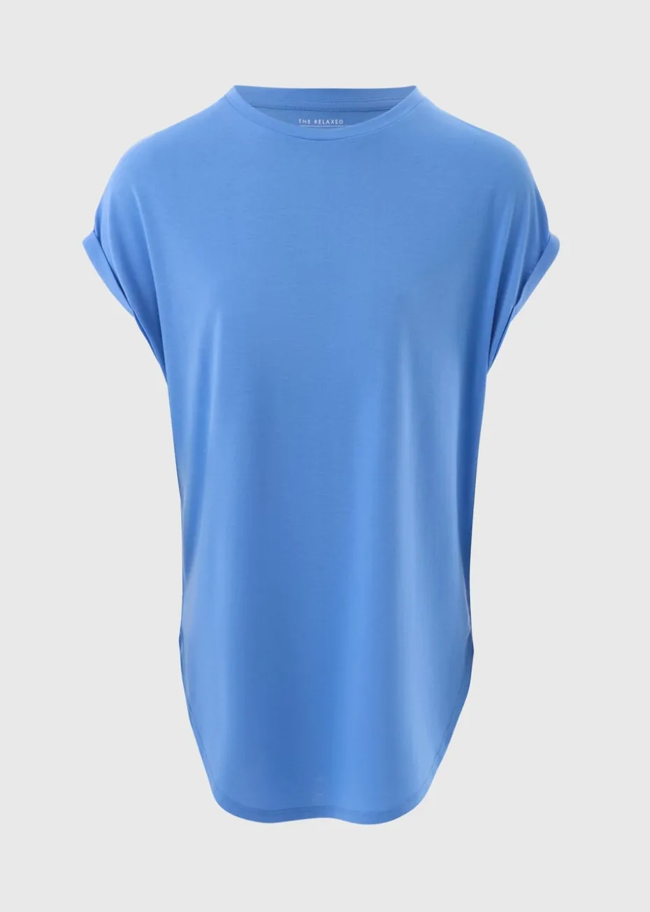 Blue Longline T-Shirt