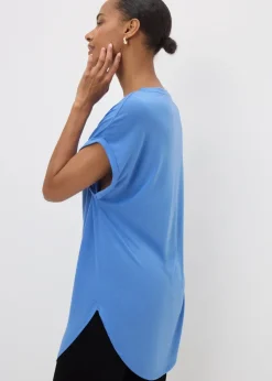 Blue Longline T-Shirt
