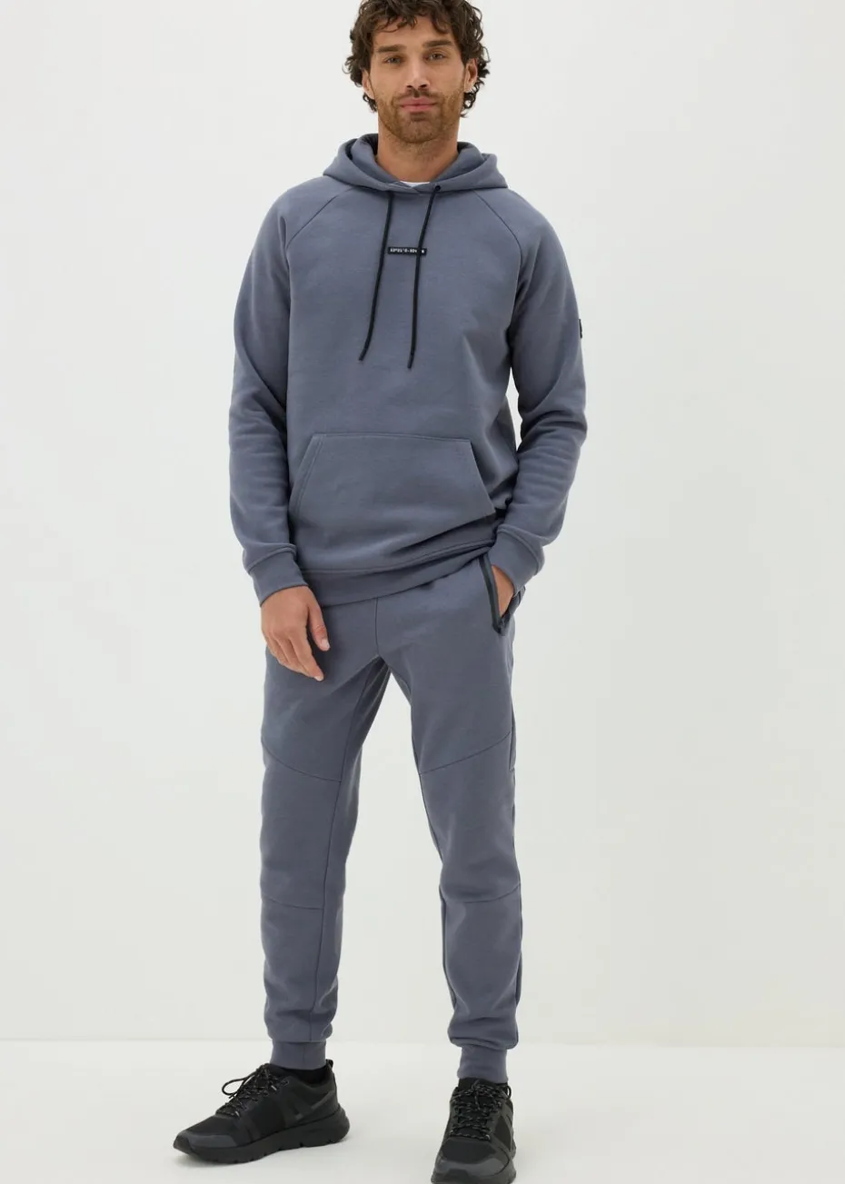 Blue Panel Jogging Bottoms