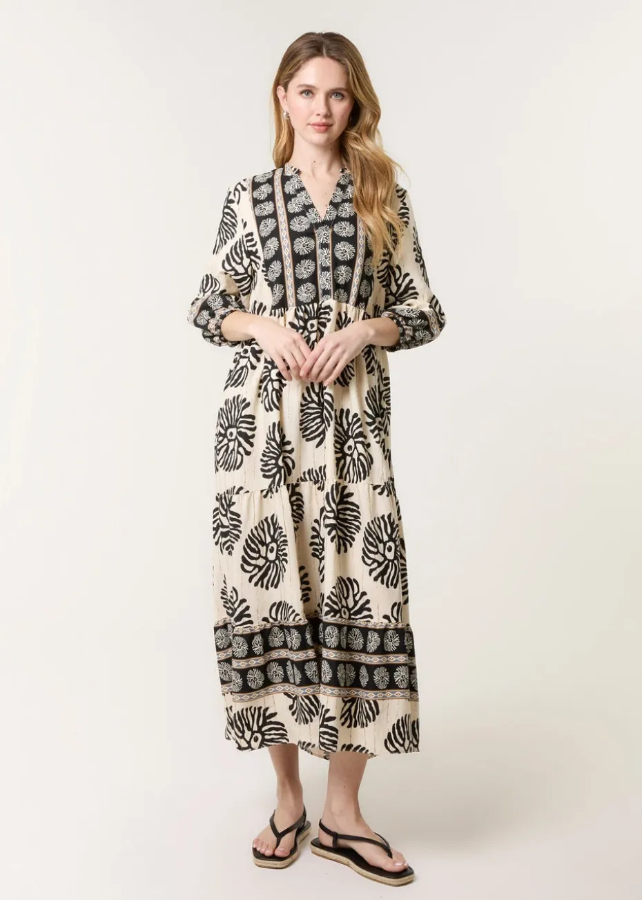 Blue Vanilla Black Oversized Smock Dress