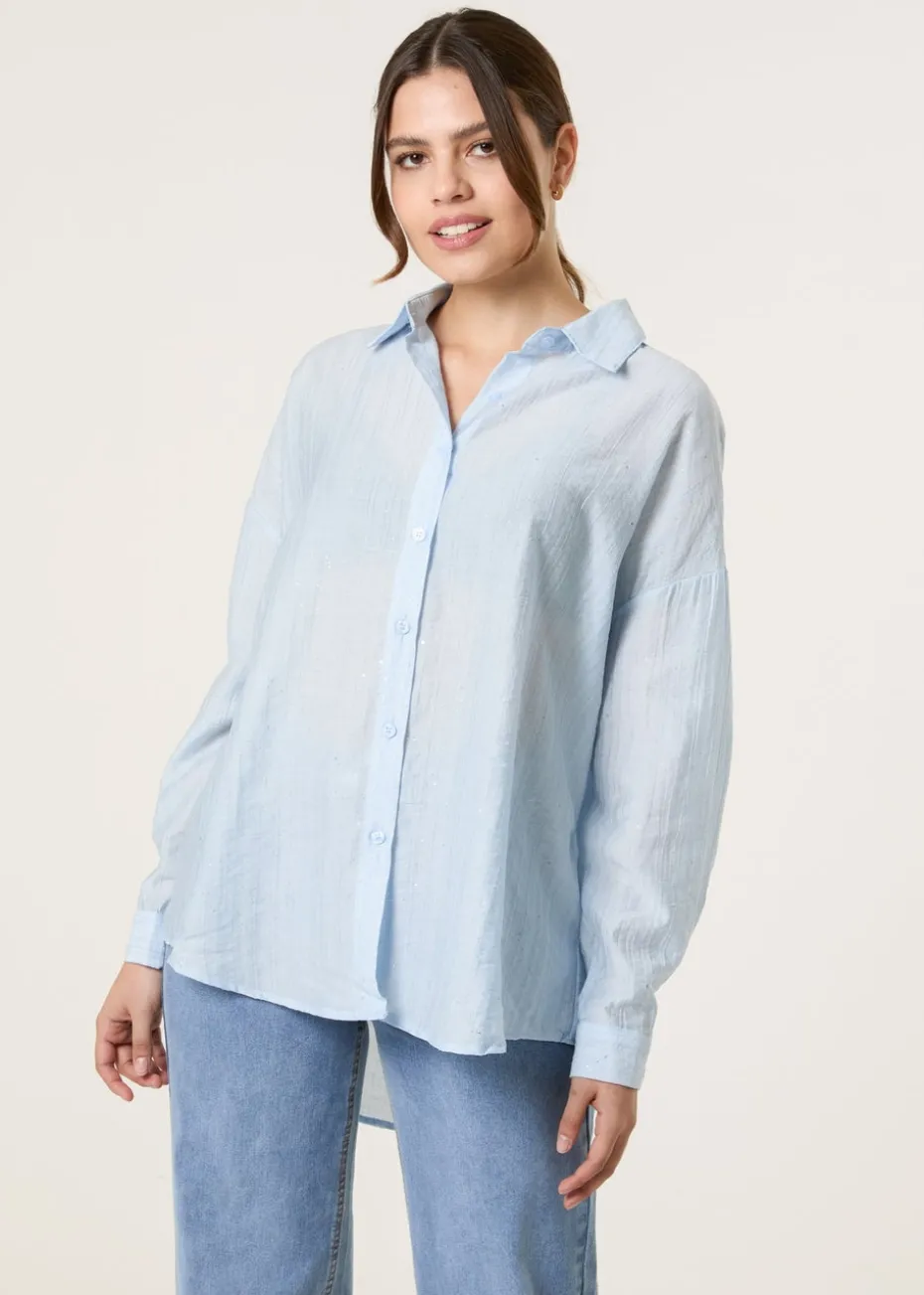 Blue Vanilla Blue Glitter Shirt
