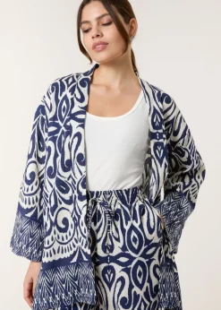 Blue Vanilla Navy Ornamental Two Co Ord Set
