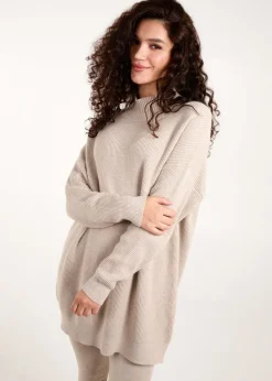 Blue Vanilla Stone Ribbed Jumper & Knit Legging Set